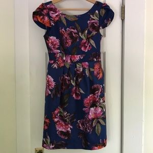 Floral Silk Dress